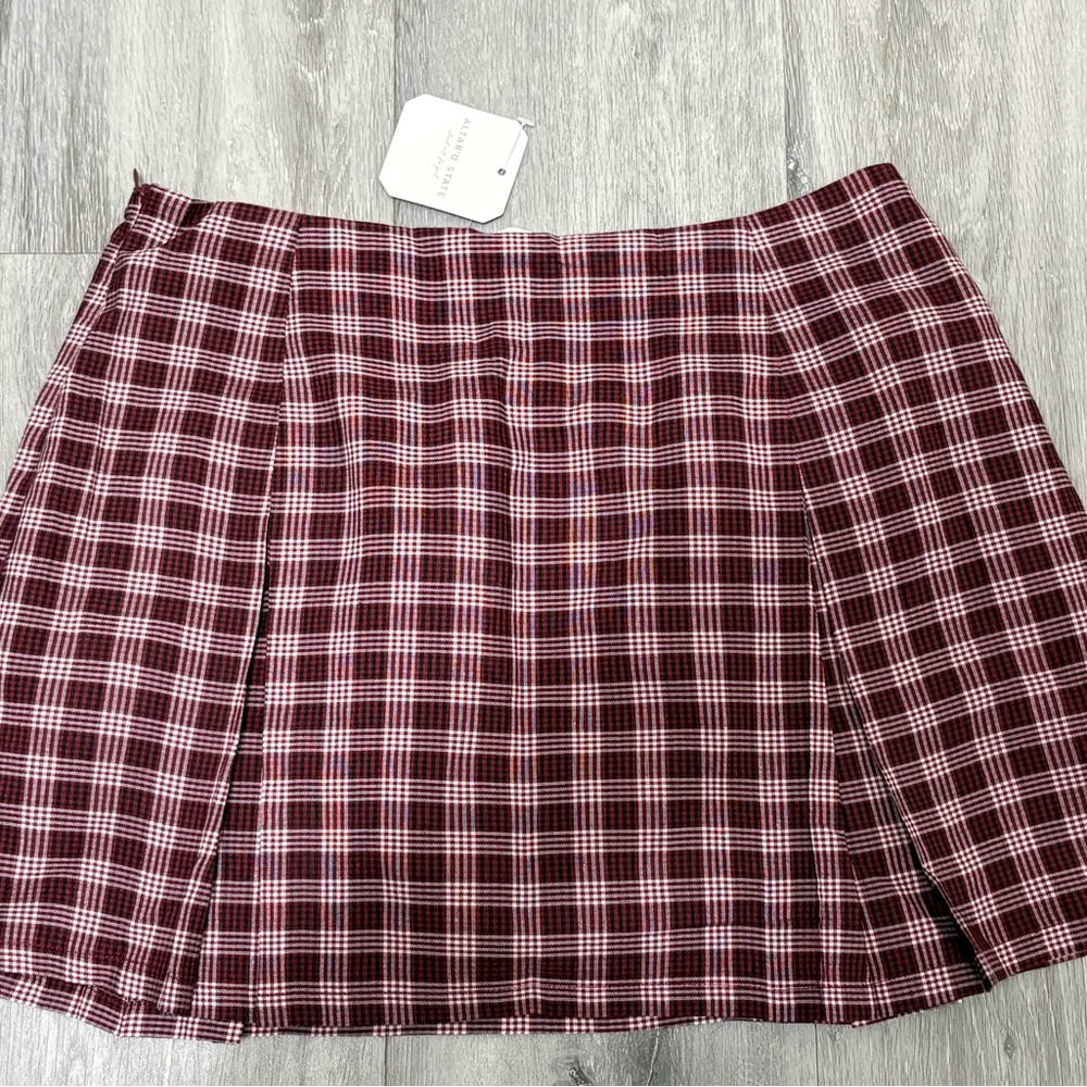 Altar'd State Winslow Bow Pleated Skirt - Picture 6 of 7